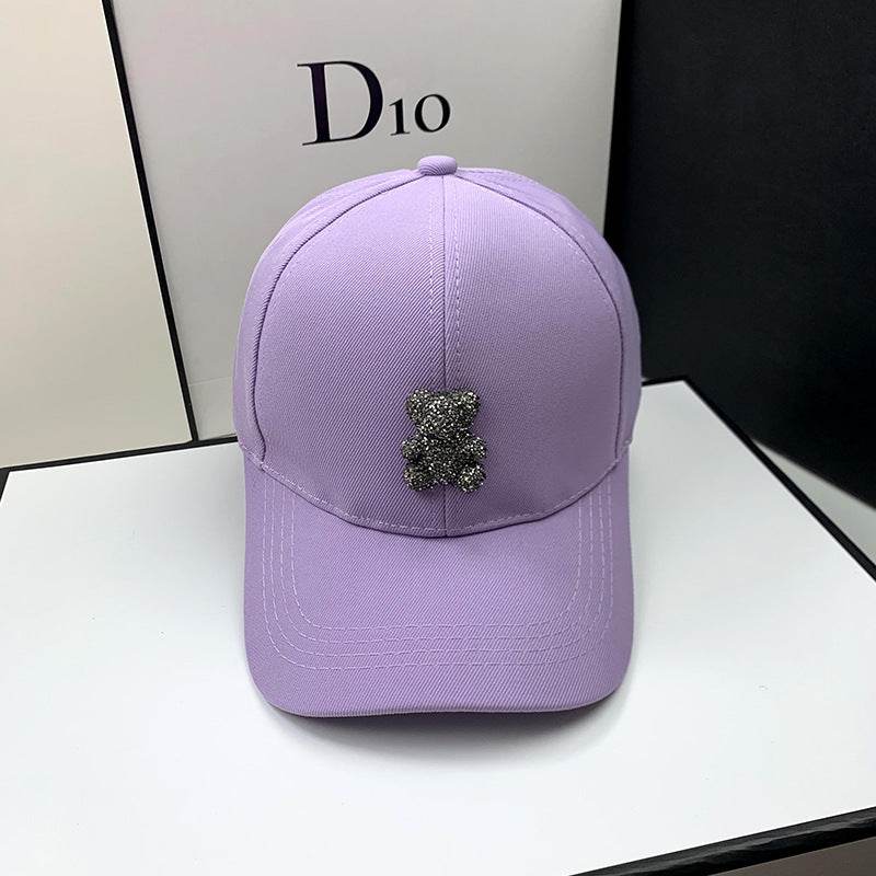 Women's Summer Sun Protection Hat - Rhinestone Baseball Cap Collection - Buy Center US