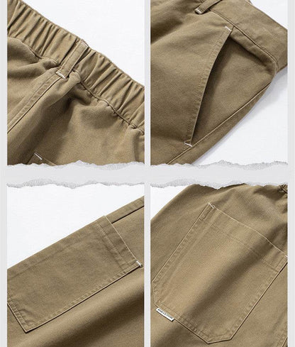 Buycenter Men's Loose Cotton Working Pants - Casual & Comfortable Fit - Buy Center US