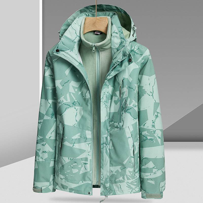 Buycenter 3-in-1 Camouflage Coat - Waterproof & Warm for Outdoor Activities - Buy Center US