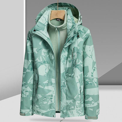 Buycenter 3-in-1 Camouflage Coat - Waterproof & Warm for Outdoor Activities - Buy Center US