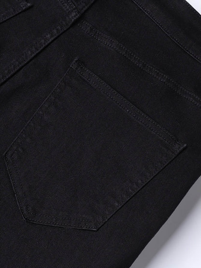 Men's Slimming Skinny Jeans - Light Blue Stretch Denim for All Seasons - Buy Center US