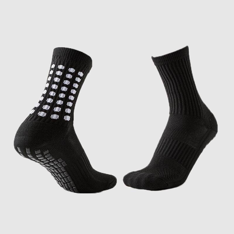 Solid Color Non-Slip Football Socks - Shock-Absorbing and Wear-Resistant - Buy Center US