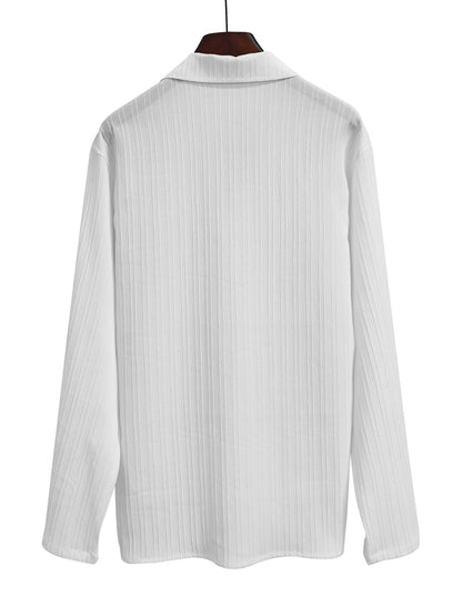 Elegant Autumn Long Sleeve Shirt & Pants Casual Suit - Comfortable Fit - Buy Center US