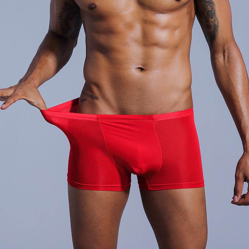 Buycenter Translucent Elastic Boxer Shorts - Comfortable and Hip Lifting - Buy Center US