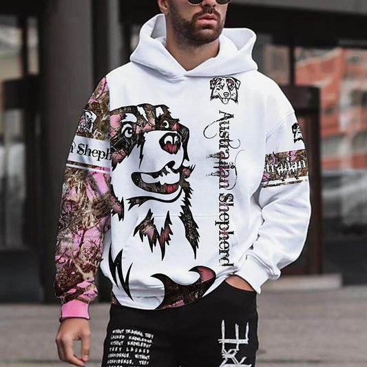 Buycenter Spring 3D Printed Hooded Sweater - Casual Long Sleeve for Men - Buy Center US