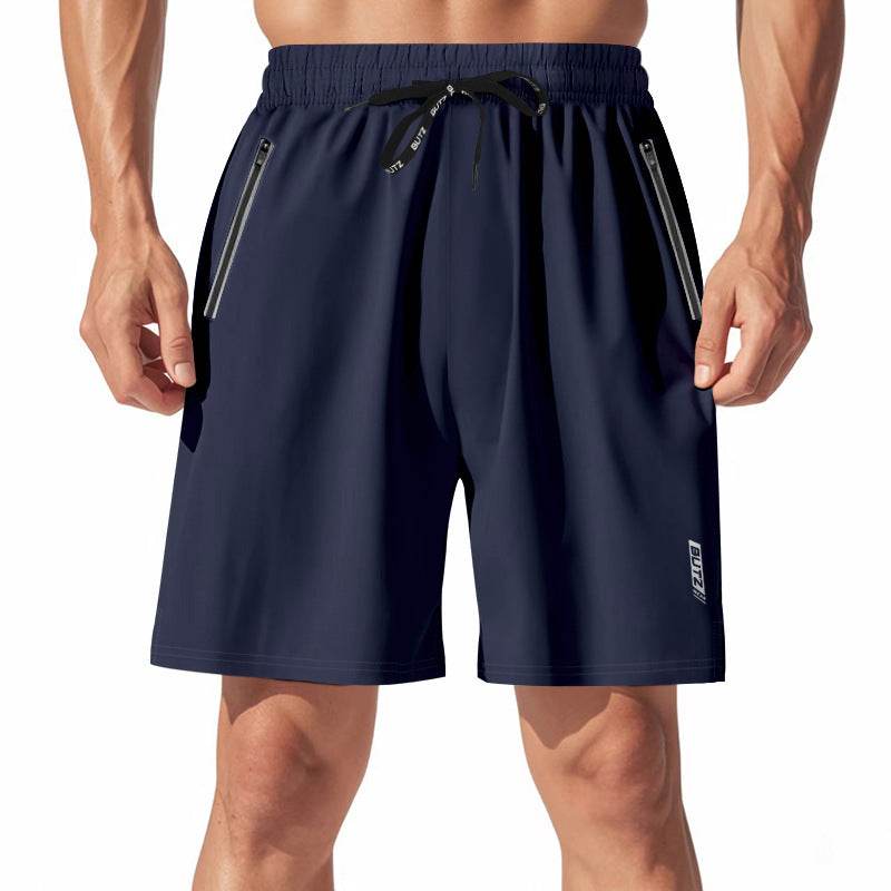 Buycenter Men's Quick-Dry Luminous Casual Shorts - Elastic Loose Fit - Buy Center US
