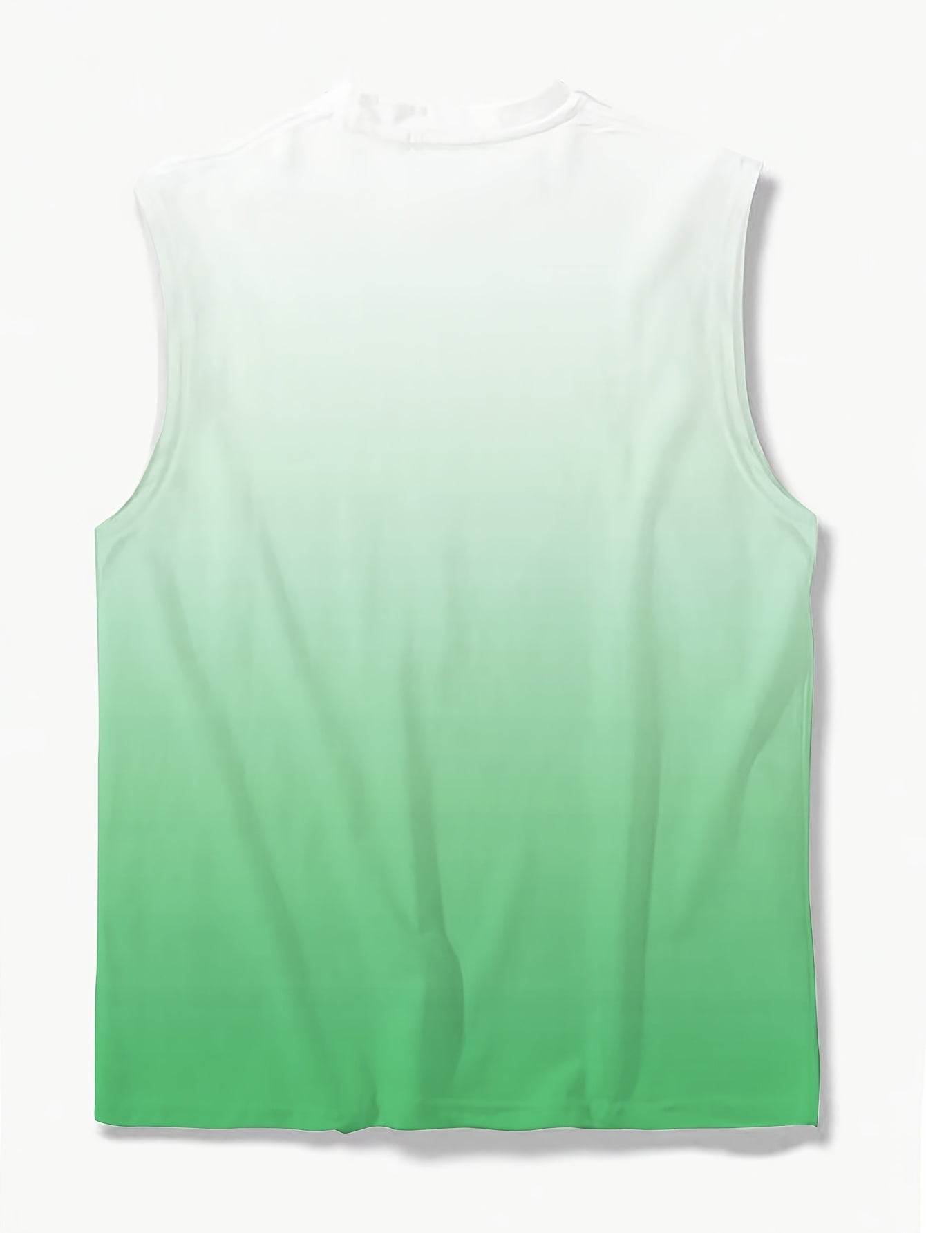Men's 3D Palm Tree Graphic Tank Top - Breathable & Casual for Summer Fitness - Buy Center US