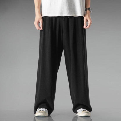 Buycenter Plus Size Lightweight Linen Summer Pants - Wide Leg & Casual - Buy Center US