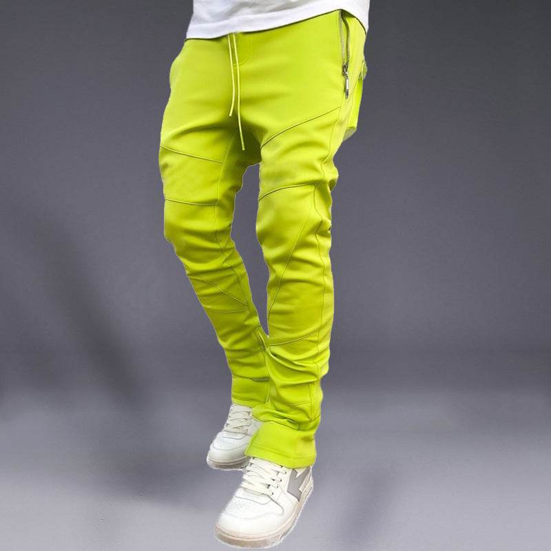 Buycenter Men's Korean Ankle Banded Pants - Super Stretch Slim Fit - Buy Center US
