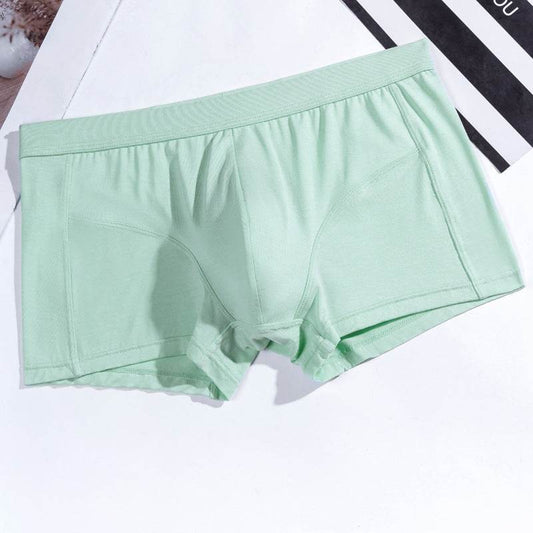 Buycenter Men's Modal Boxers - Breathable Solid Color Underwear - Buy Center US
