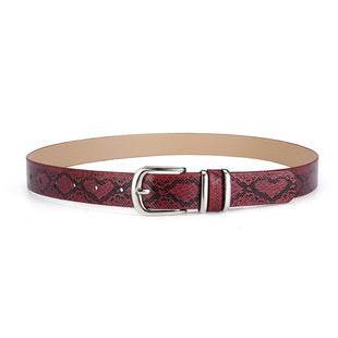 Buycenter Elegant Candy Color Belt - Fashionable Gold Buckle Accessory - Buy Center US