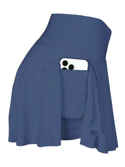 Women's High Waist Quick-Drying Skirt - Solid Color, Comfortable Fit - Buy Center US