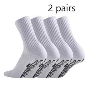 Solid Color Non-Slip Football Socks - Shock-Absorbing and Wear-Resistant - Buy Center US