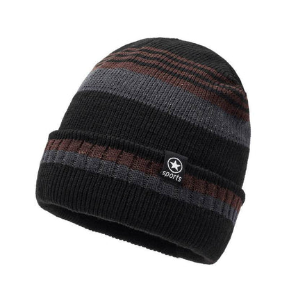 Buycenter Warm Winter Knitted Hat - Retro Woolen Cap for Cold Weather - Buy Center US