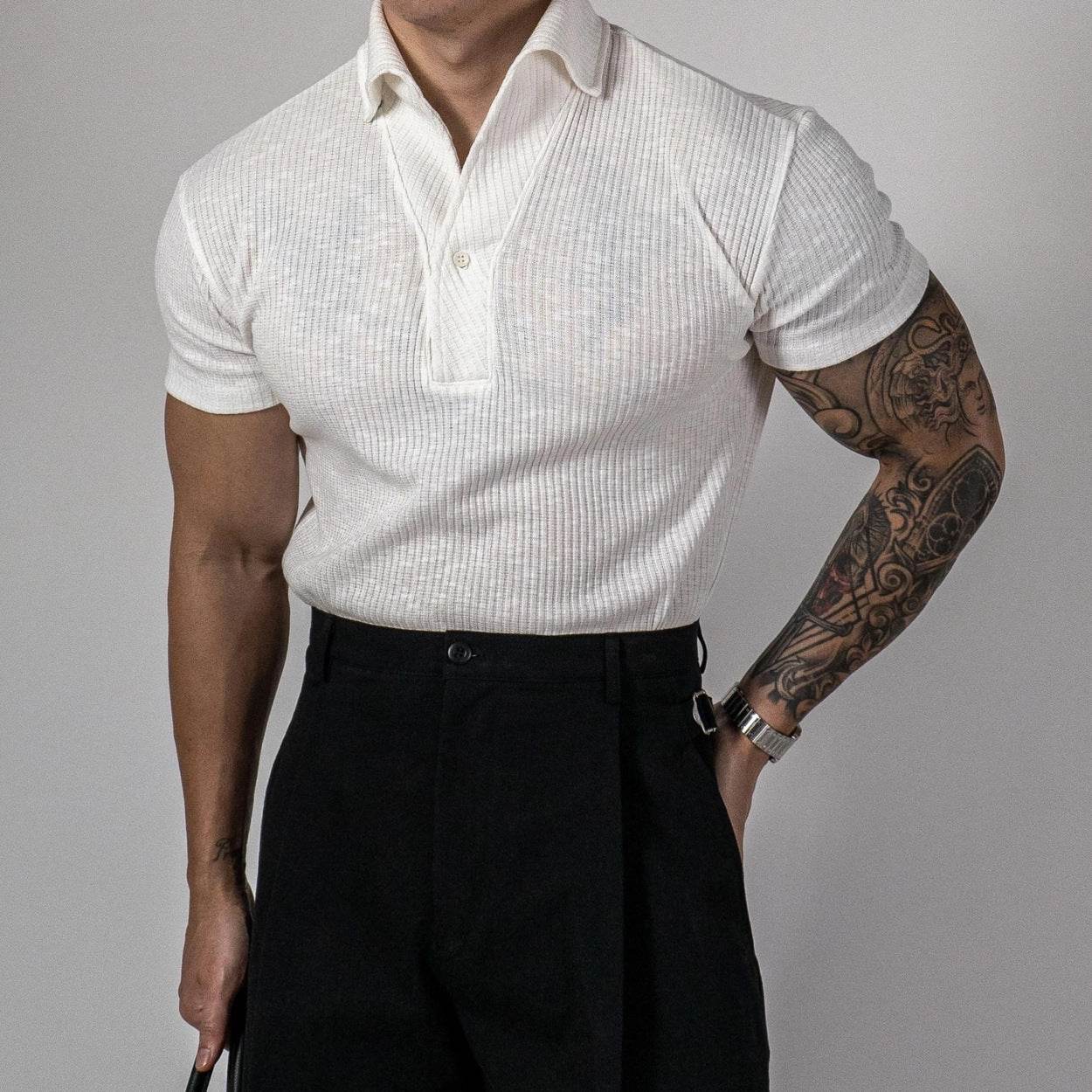 Thread Sports Short-Sleeved Polo Shirt - Comfortable Polyester, Perfect for Summer - Buy Center US