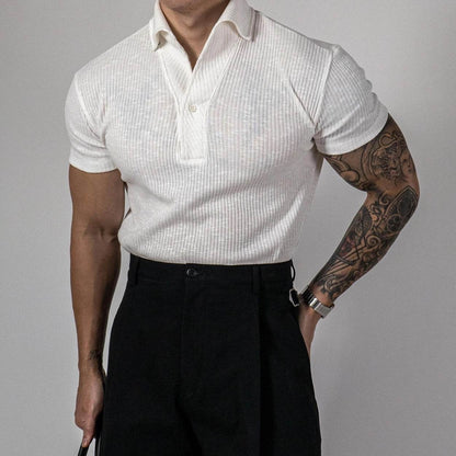 Thread Sports Short-Sleeved Polo Shirt - Comfortable Polyester, Perfect for Summer - Buy Center US