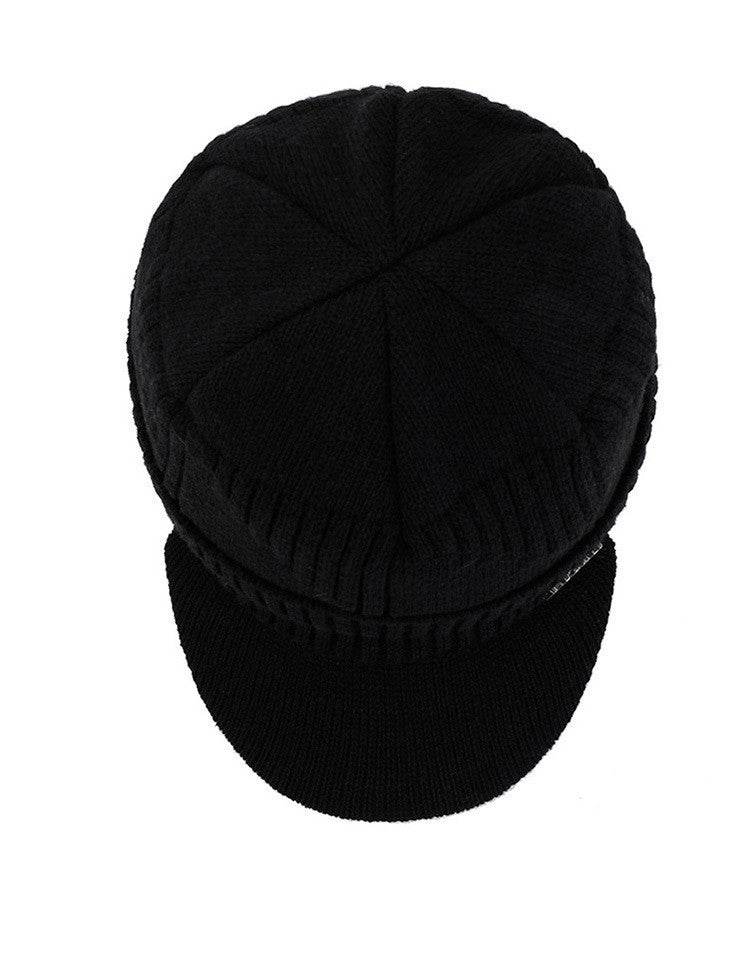 Buycenter Men's Woolen Knitted Pullover Hat - Soft, Warm & Windproof - Buy Center US