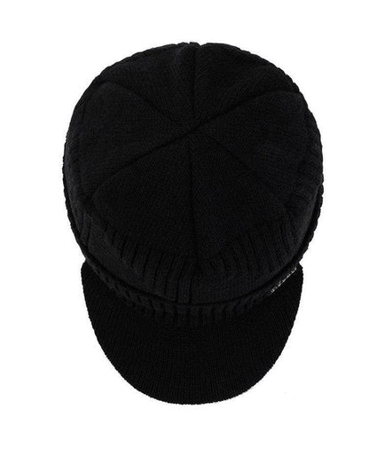 Buycenter Men's Woolen Knitted Pullover Hat - Soft, Warm & Windproof - Buy Center US