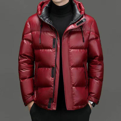 Buycenter Men's Winter Down Jacket - Cold-Proof Graphene Hooded Style - Buy Center US
