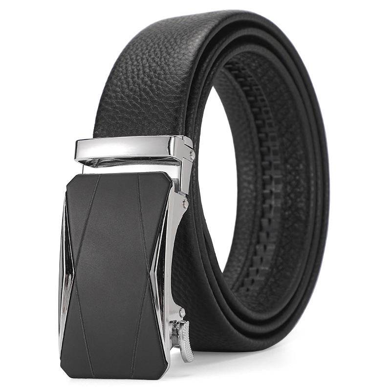 Buycenter Genuine Leather Automatic Belt for Boys - Stylish & Durable Design - Buy Center US