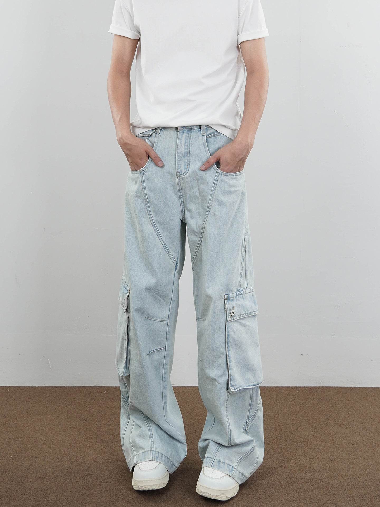 American Retro Gender-Free Casual Pants - Loose Cotton Trousers for All - Buy Center US