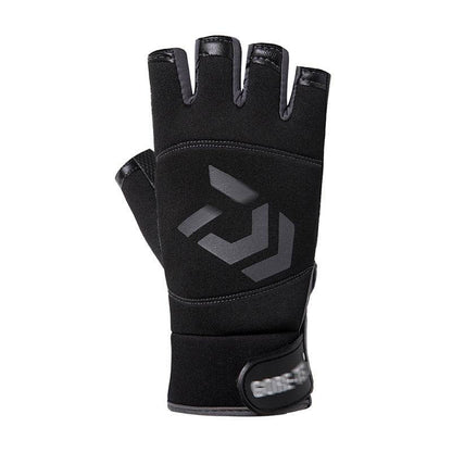 Buycenter Windproof Waterproof Fishing Gloves - Fingerless Style in Various Colors - Buy Center US
