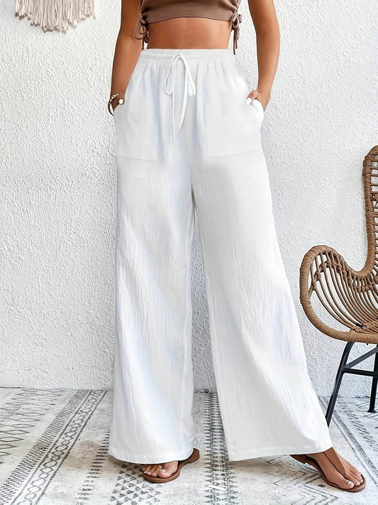 Elegant Linen WideLeg Pants Middle East Comfort - Buy Center US