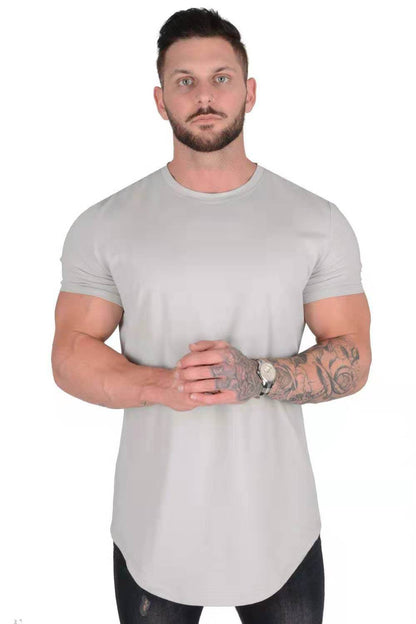 Men's Casual Sports T-Shirt - Short Sleeve Cotton Fitness Tee - Buy Center US