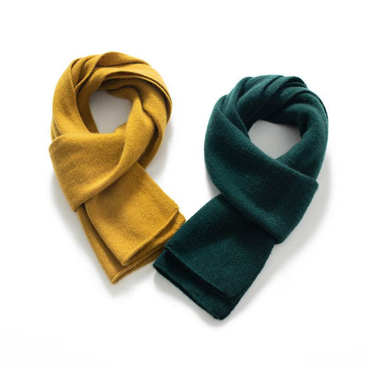 Buycenter Cashmere Scarf - Warm Wool Scarf for Men & Women, 150x26 cm - Buy Center US