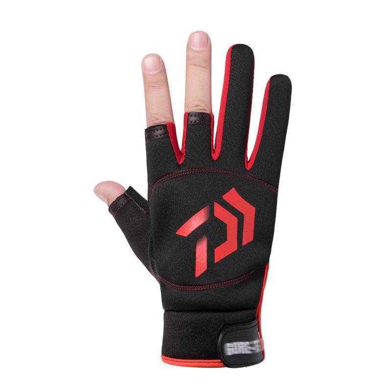 Buycenter Windproof Waterproof Fishing Gloves - Fingerless Style in Various Colors - Buy Center US