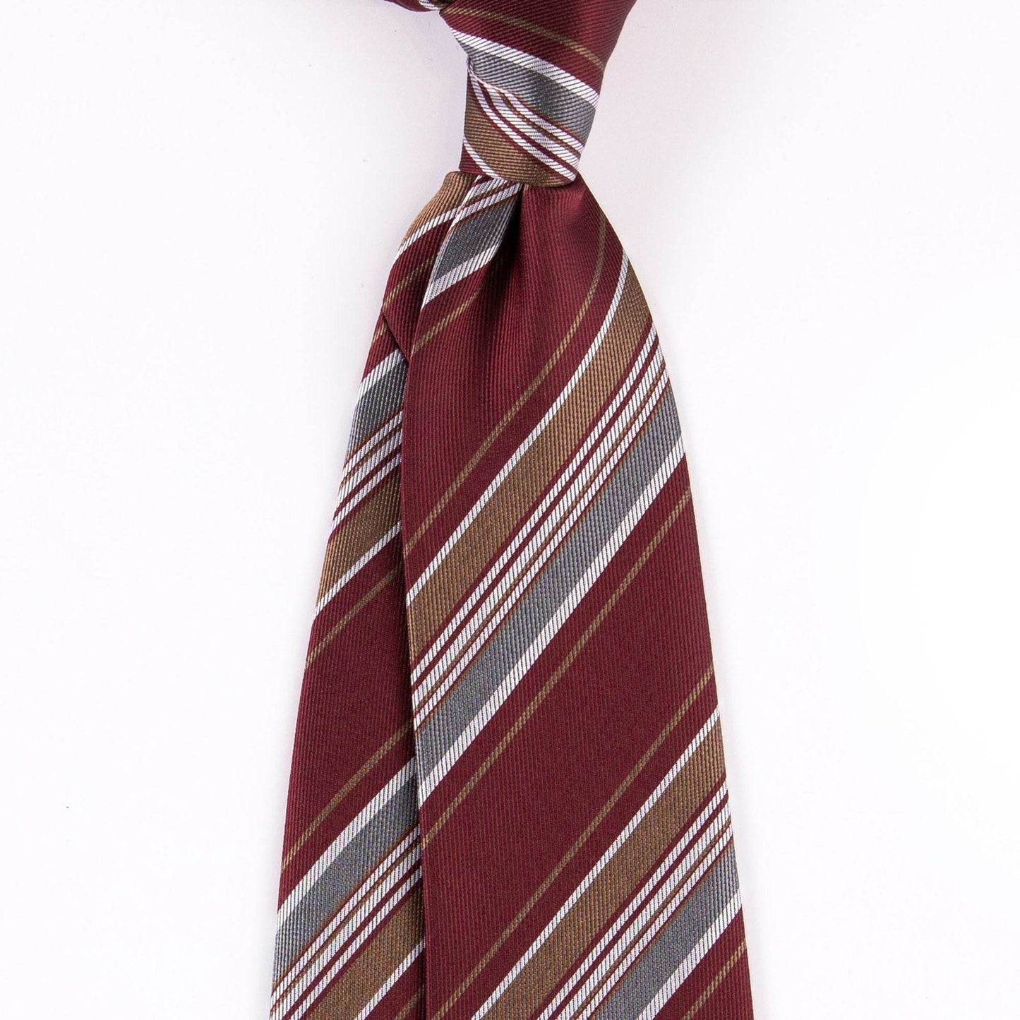 Buycenter Men's Casual Minimalist Bow Tie - Striped Rayon Design - Buy Center US