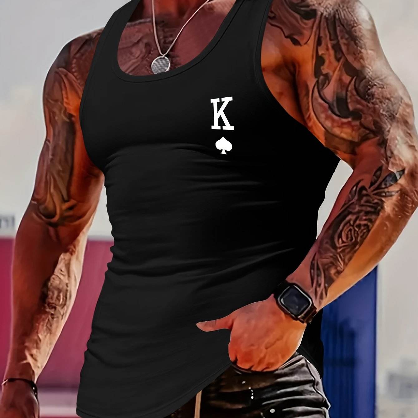 MBD Men's Quick Dry Breathable Tank Top - Moisture-Wicking Athletic Vest - Buy Center US