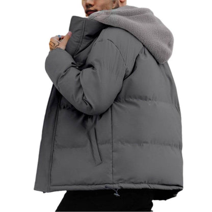 Buycenter Men's Thick Windproof Down Jacket - Stylish & Warm Outerwear - Buy Center US