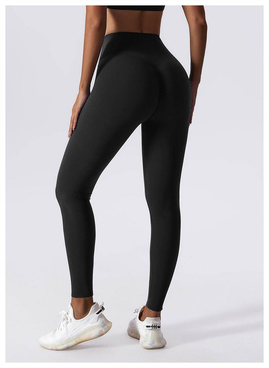 High Waist Yoga Pants - Seamless, Drawstring Design for Ultimate Comfort - Buy Center US