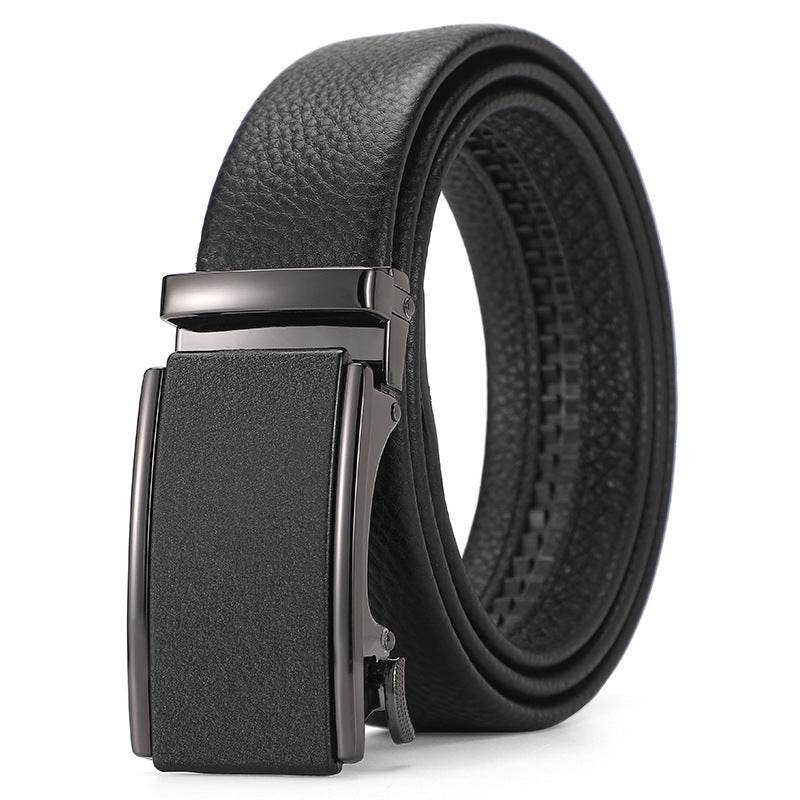 Buycenter Genuine Leather Automatic Belt for Boys - Stylish & Durable Design - Buy Center US