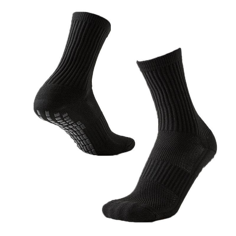 Solid Color Non-Slip Football Socks - Shock-Absorbing and Wear-Resistant - Buy Center US