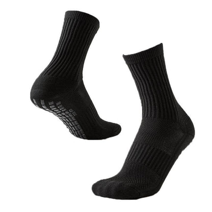 Solid Color Non-Slip Football Socks - Shock-Absorbing and Wear-Resistant - Buy Center US