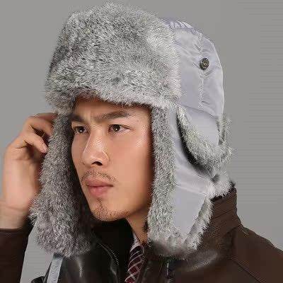 Stylish Rabbit Fur Hat for Couples - Warm Skiing Accessory for All - Buy Center US